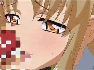 Prick devouring anime teen whore