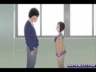 Tentador japonesa hentai alumna consigue lamido su rosa coño y har