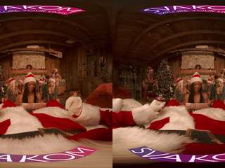 VRBangers Christams Orgy with Abella Danger and her 7 inviting Elves VR dirty film