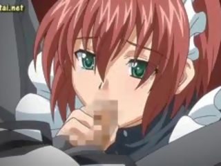 Sedusive Anime Maid Gets Cunt Pleasured