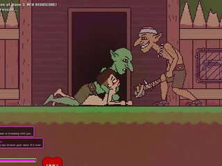 Captivity &vert; étape 3 &vert; nu femelle survivor fights son manière par dur jusqu'à goblins mais fails et obtient baisée dur avalement liters de foutre &vert; hentaï jeu gameplay p3