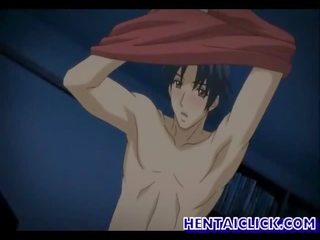 Anime fondling and gets his tight ass fucked