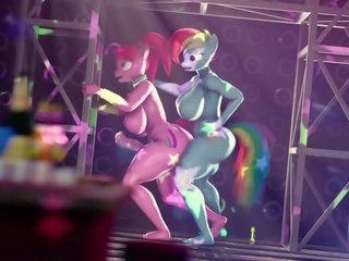 Futa rainbow dash twerk discoteca [screwingwithsfm]