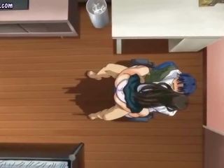 Atlētiskas anime vixens ķircināt dzimumloceklis