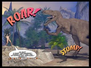 Cretaceous putz 3d 명랑한 만화의 sci-fi 더러운 영화 이야기