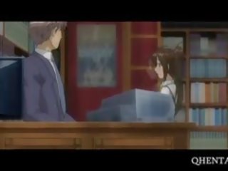 Hentai draudzene sūkā professors loceklis uz bibliotēka