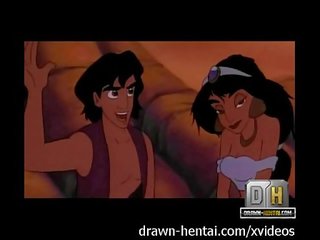 Aladdin sekss video - pludmale x nominālā filma ar jasmīns
