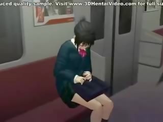 3d babe Fucked Hard In The Train
