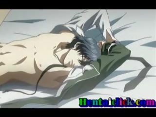 魅力的 エロアニメ ゲイ ハードコア x 定格の 映画 と 愛 で ベッド