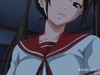 Fabulous hentai brunette pussy licked and fucked in