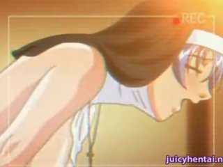 Hentai feature gets penetrated and gets cumshot