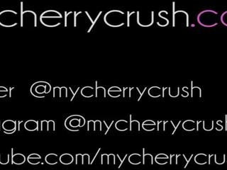 Cherrycrush candy compilation- Deep Throat & Butt plugs, Anal BJ & facial