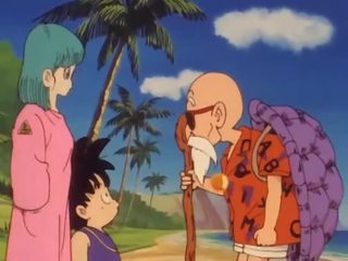 Bulma meets the professor Roshi and videos her pussy